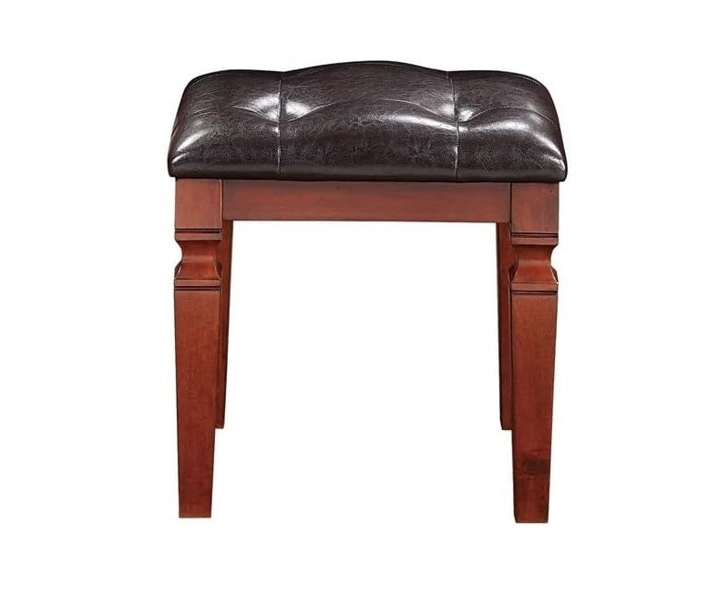 Cherry Vanity Set w/ Stool & Storage - Traditional (1 pc)