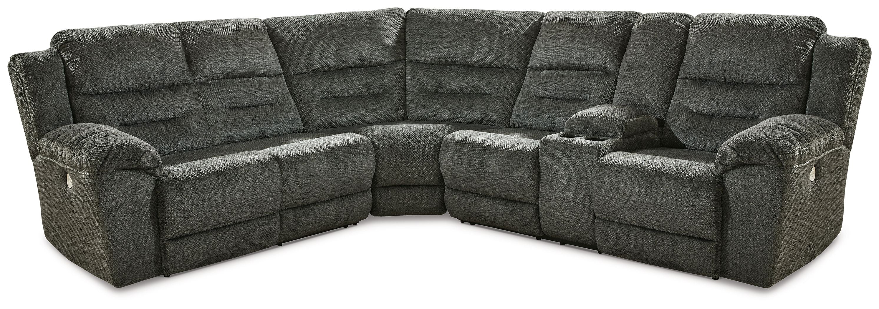 Nettington - Power Reclining Sectional-Reclining Sectionals-American Furniture Outlet