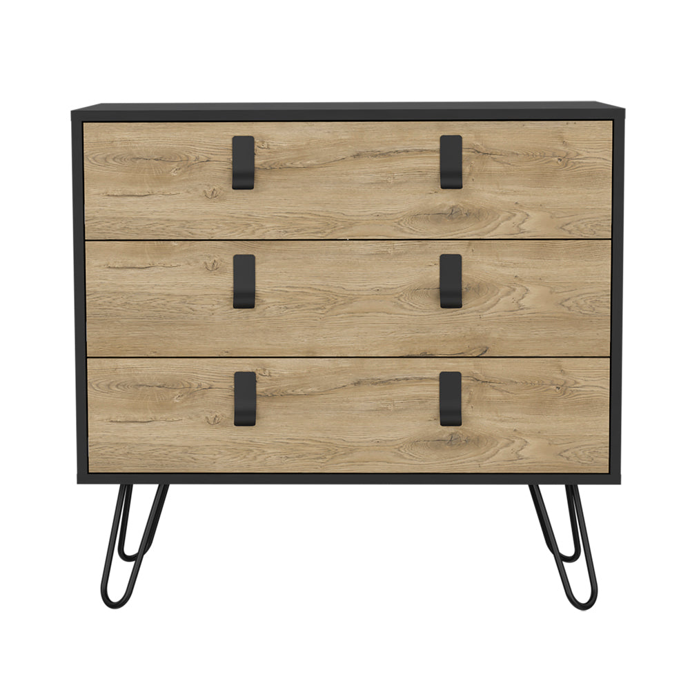 Magness Bedroom Dresser - Black/Macadamia Modern Style