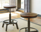 Torjin - Swivel Stool (Set of 2) - Dark Brown