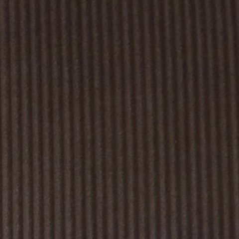 Chocolate fabric upholstery close-up with fine vertical texture
