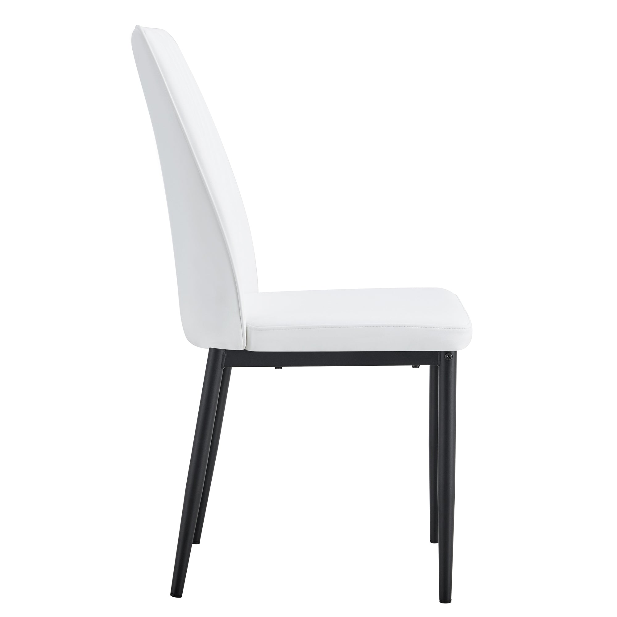 White Marble Dining Table Set for 6-8 | Modern Kitchen Table