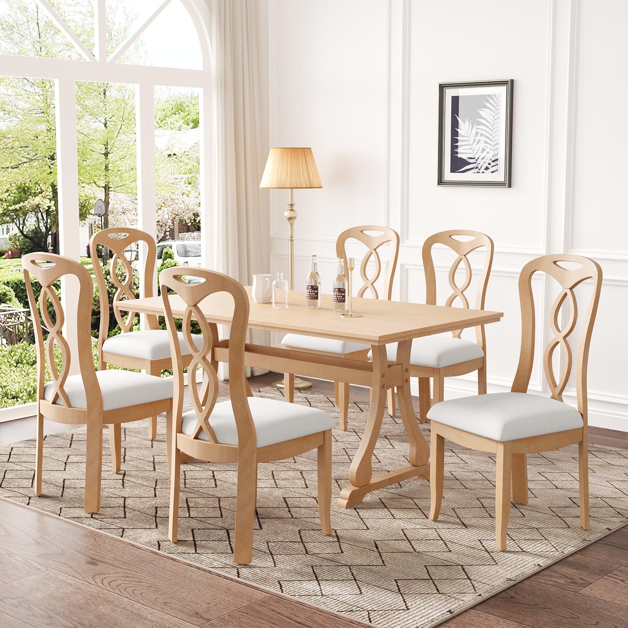 Retro 7-Piece Dining Set