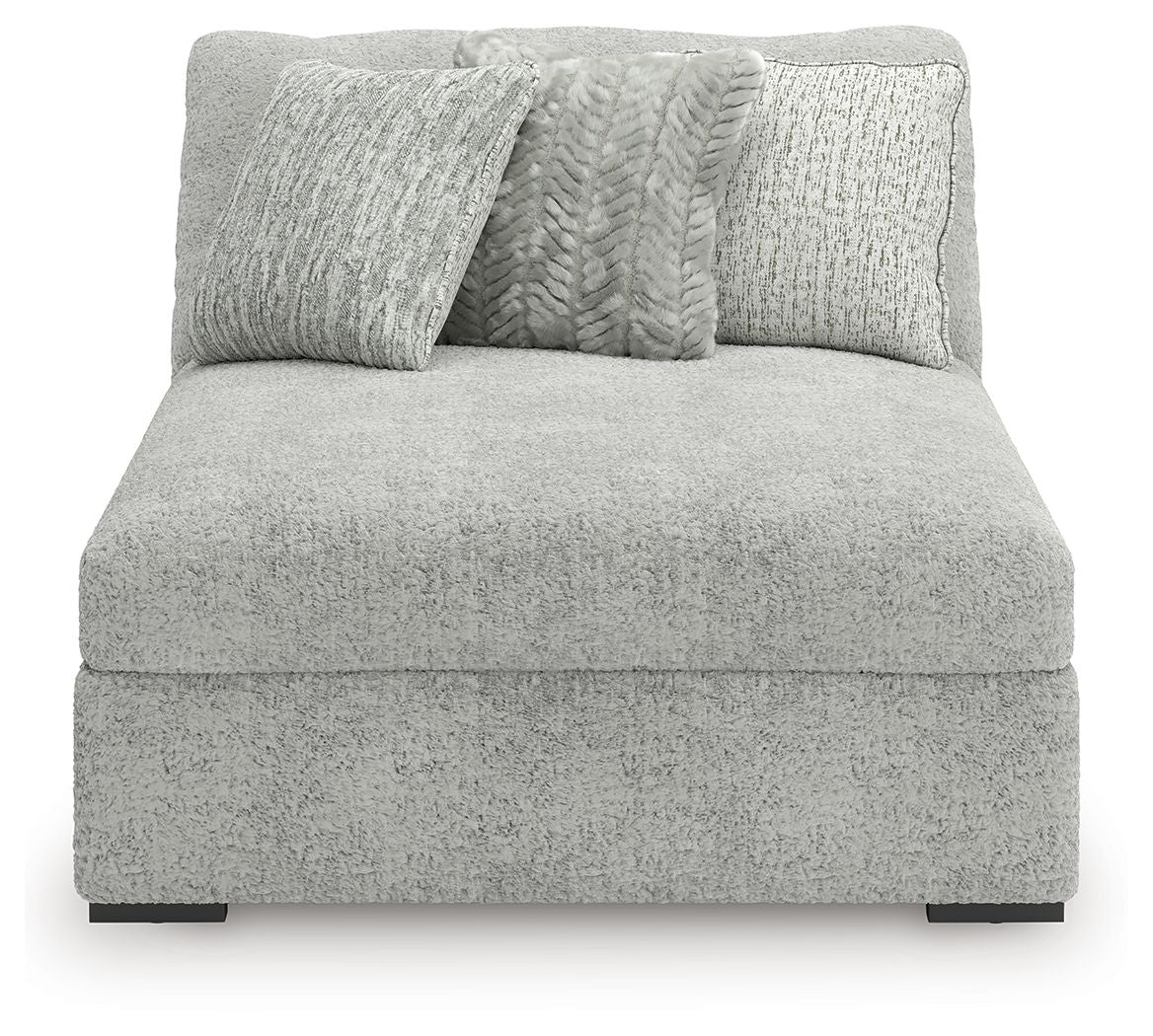 Cuddle Plush - Arctic - Oversized Armless Chaise