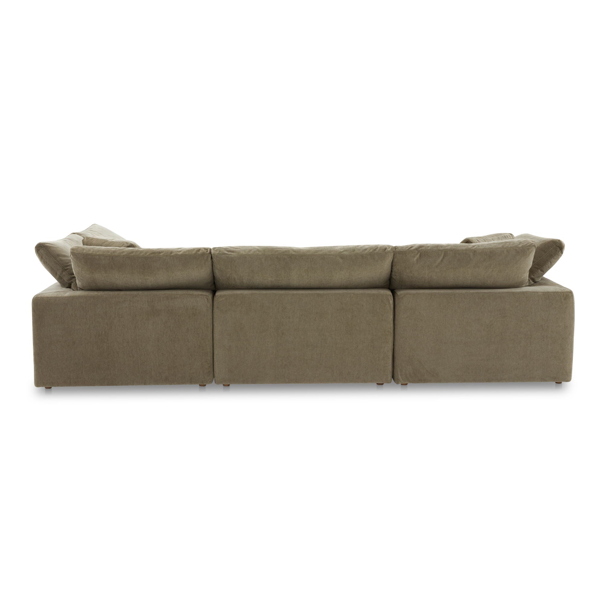 Clay Dream - Modular Sectional Performance - Desert Sage-Stationary Sectionals-American Furniture Outlet