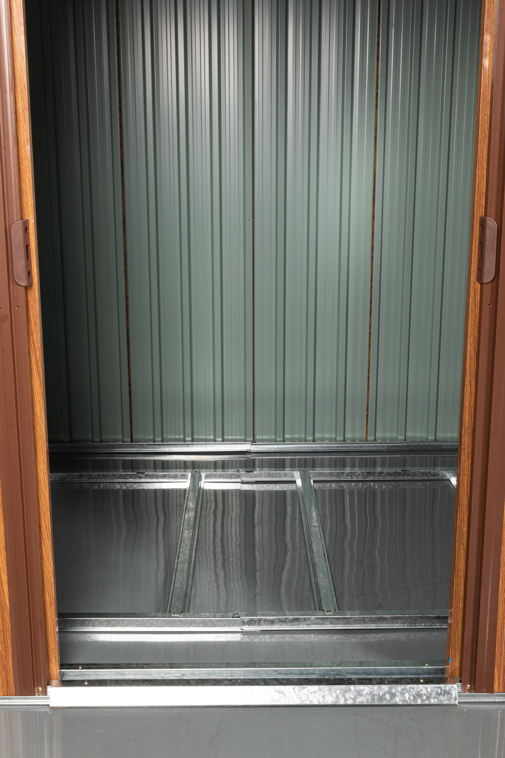 6x6 Metal Storage Shed w/ Foundation & Window - [Brand Name]-American Furniture Outlet