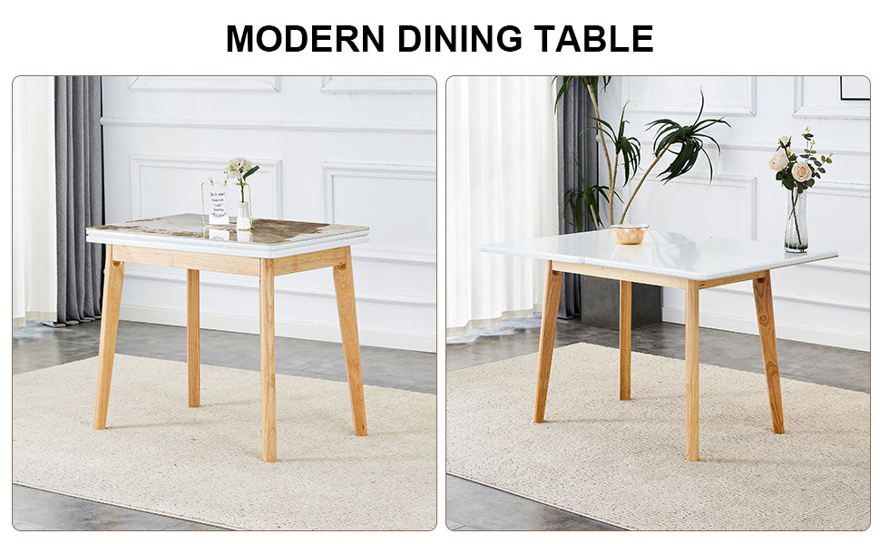 Foldable Sintered Stone Tabletop Computer Desk