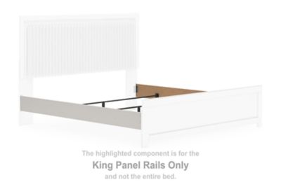 Zuraleus - King Panel Rails - White