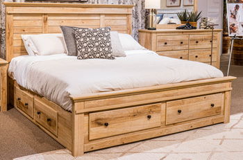 Makidern - Tan - Queen Storage Footboard