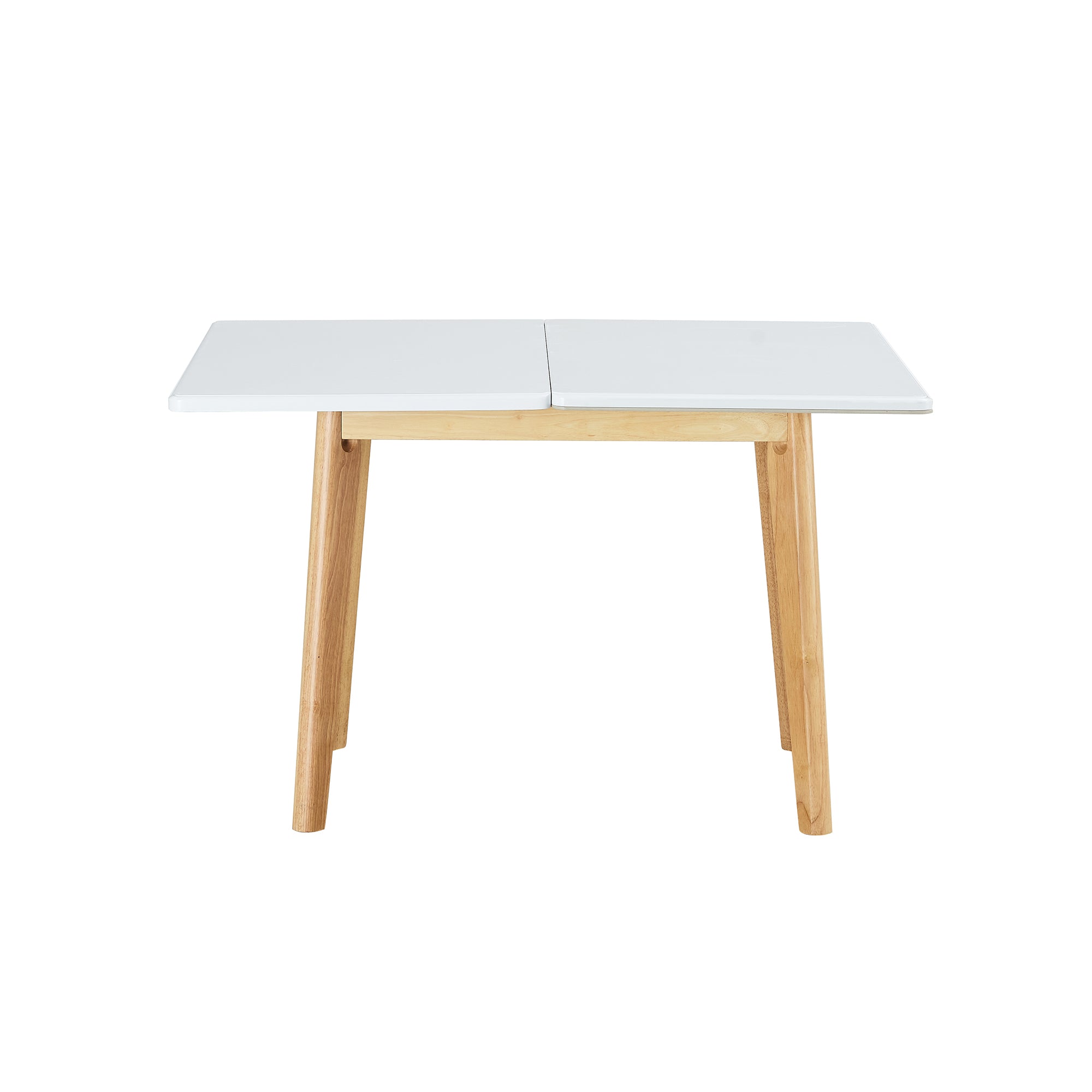 Foldable Sintered Stone Table - Rubber Wood Legs