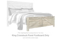 Bellaby - King Crossbuck Panel Ftbd - Whitewash