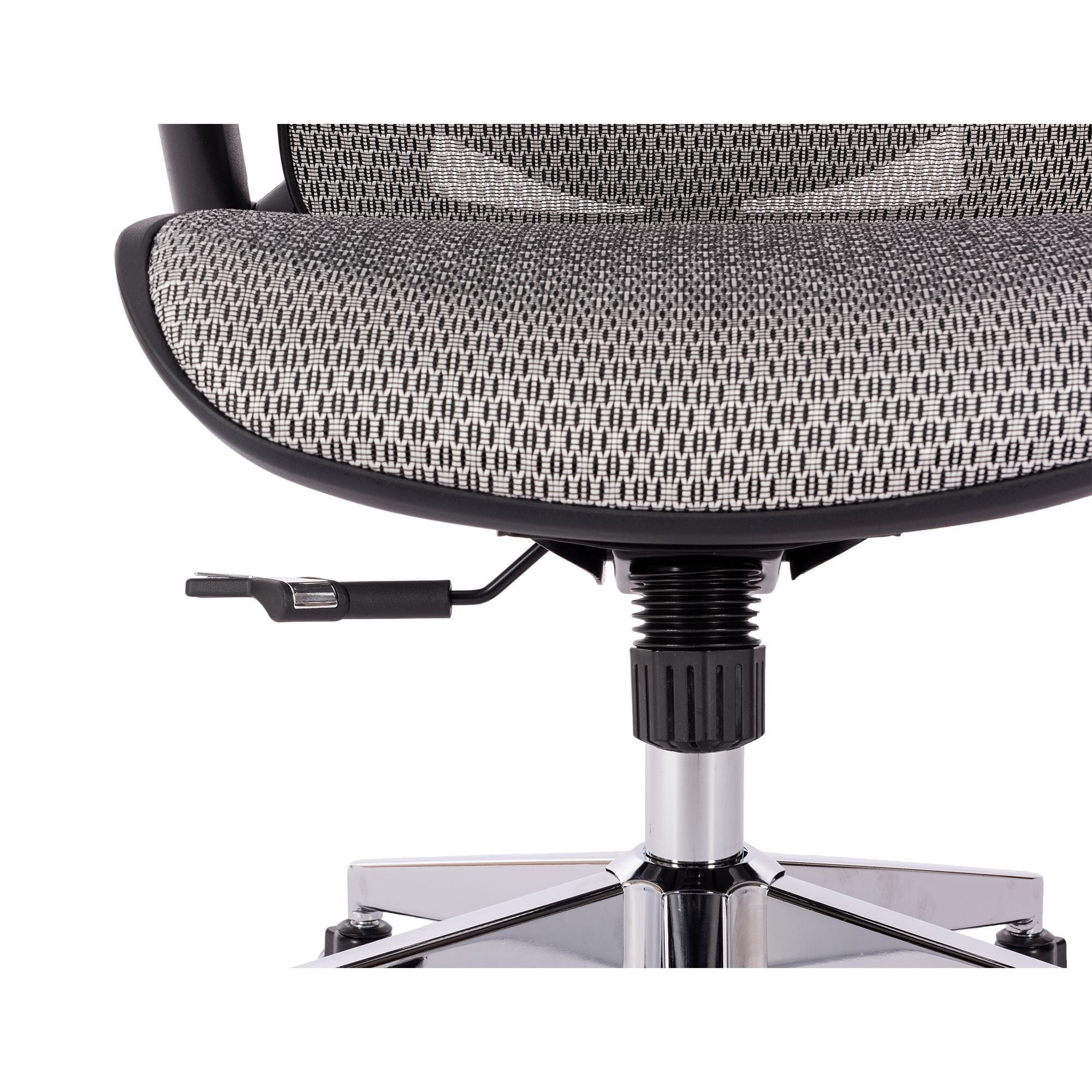 Ergonomic Mesh Office Chair w/ Headrest, Arms, Tilt, Lumbar- Gray