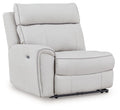 Grafton Pike - LAF Zero Wall Power Recliner - Pearl / Ash