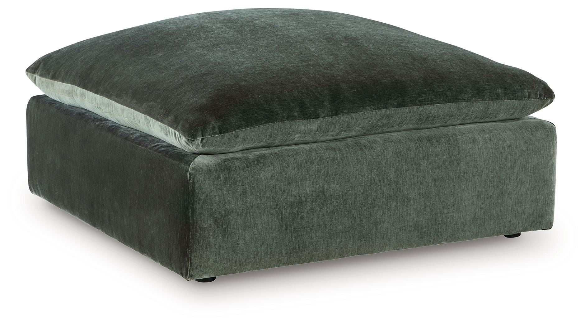 Carriage View - Jade - Oversized Accent Ottoman