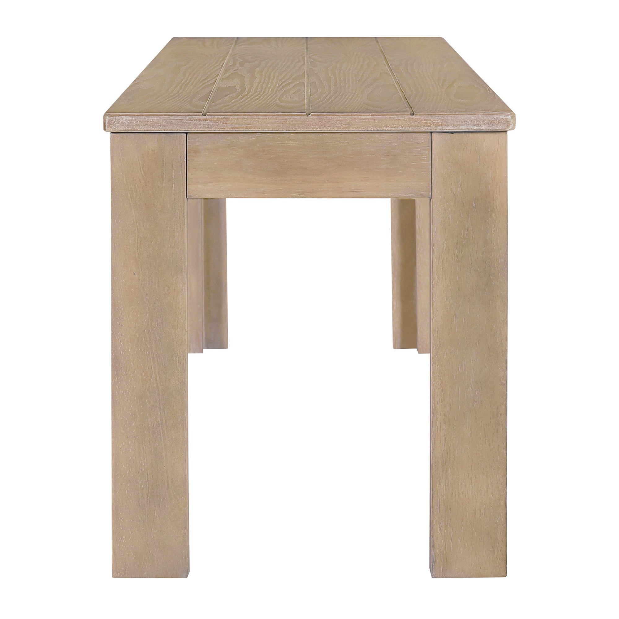 Retro 3-Piece Dining Set (Natural Wood)