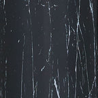Black marble-style lamp base with white veining details
