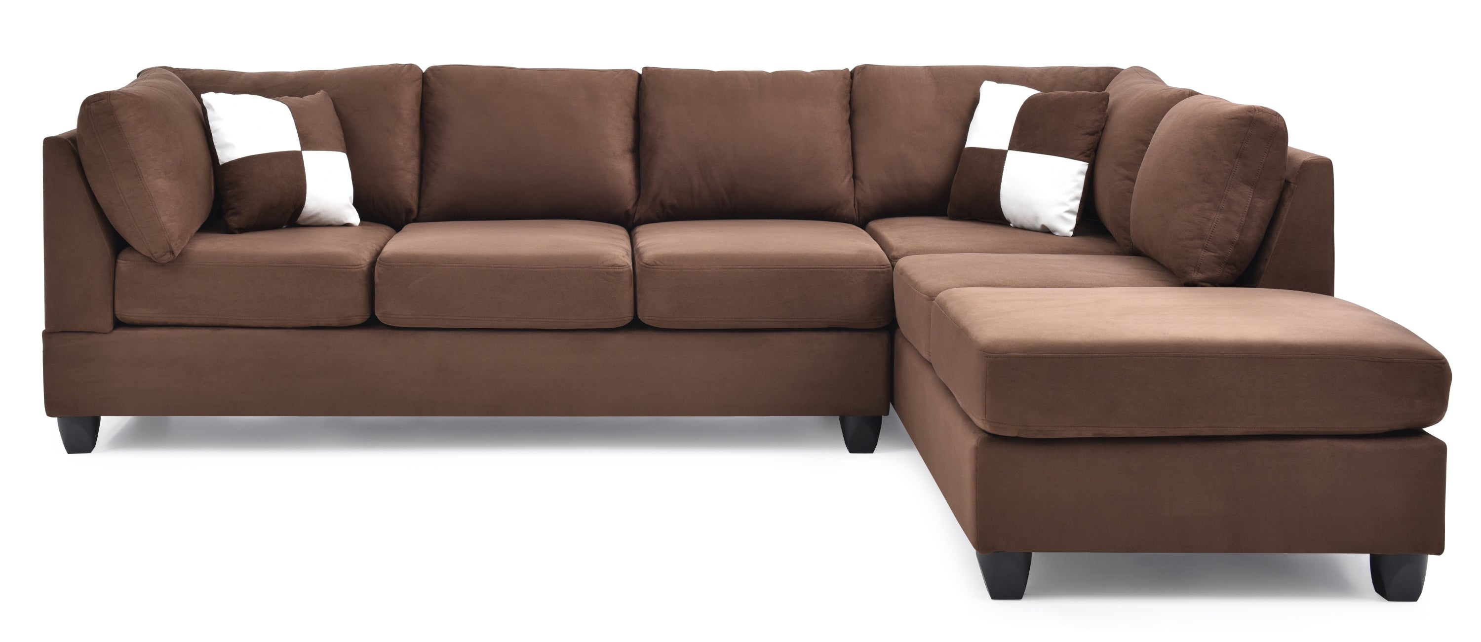 Malone G632B-SC Chocolate Sectional Sofa