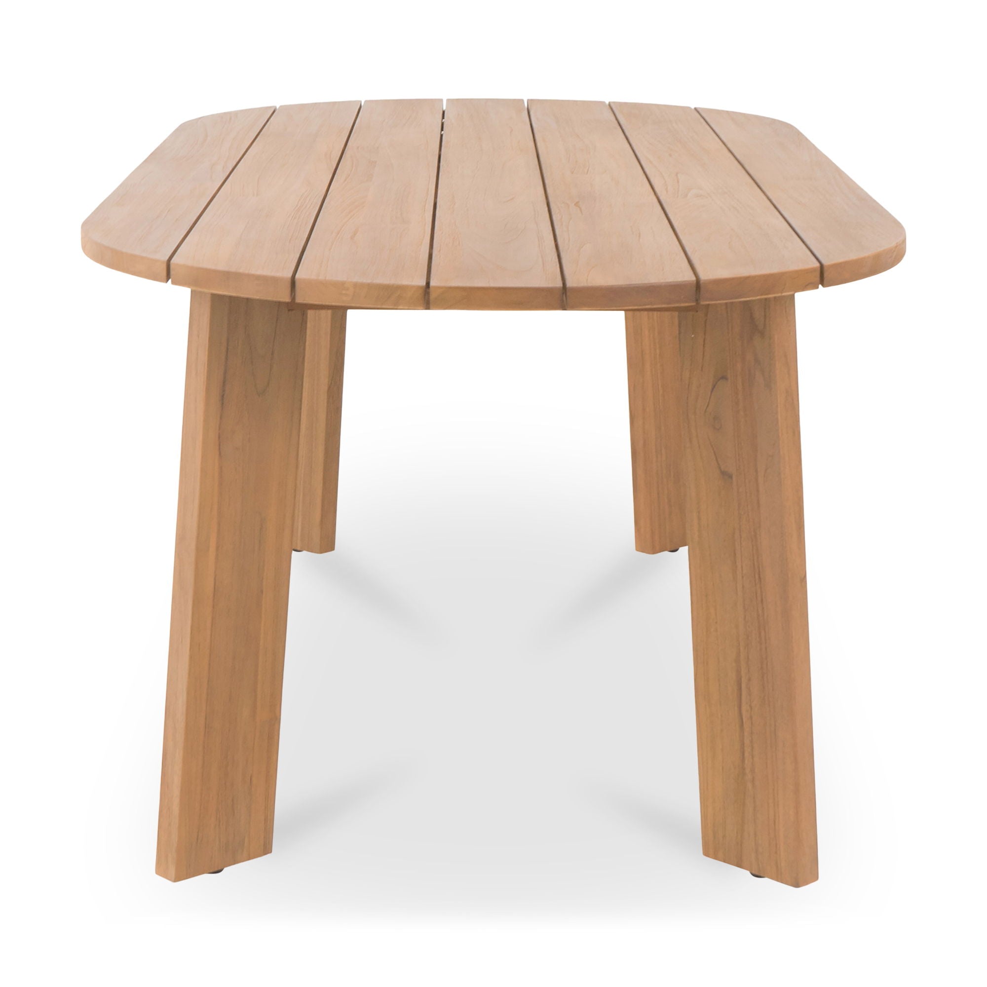 Delta - Oval Outdoor Dining Table - Natural