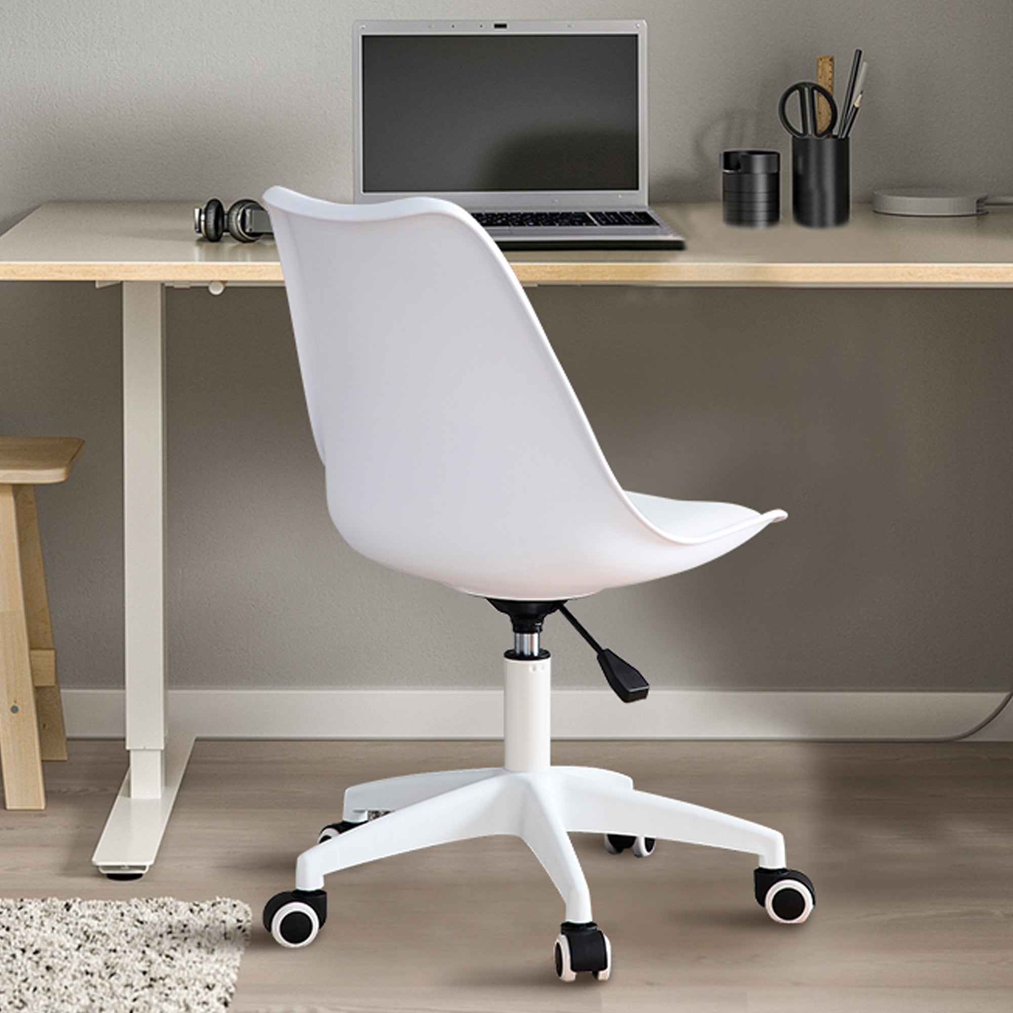 Modern Home Office Desk Chair, Adjustable 360° Swivel