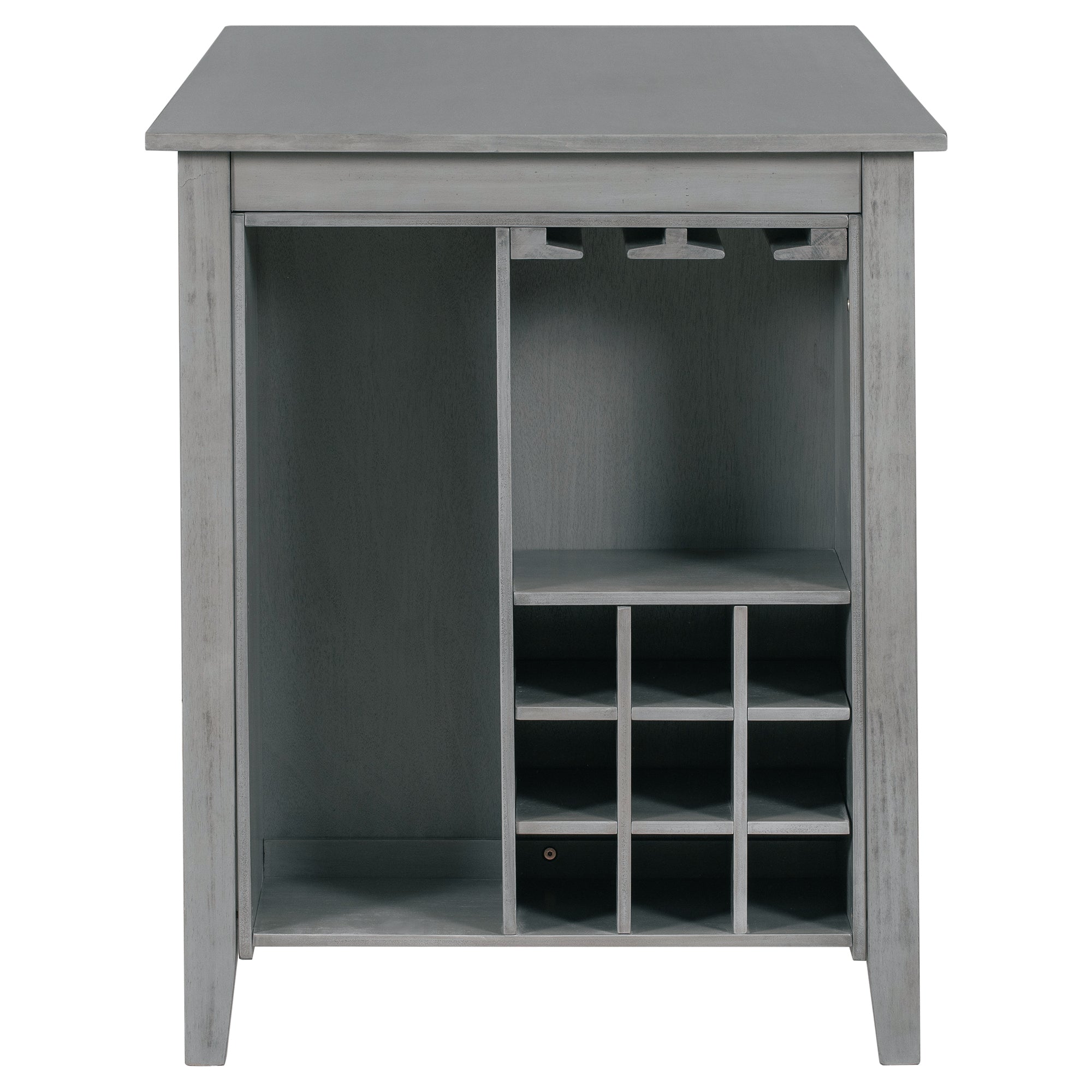 5-Piece Counter Height Dining Set (Gray)