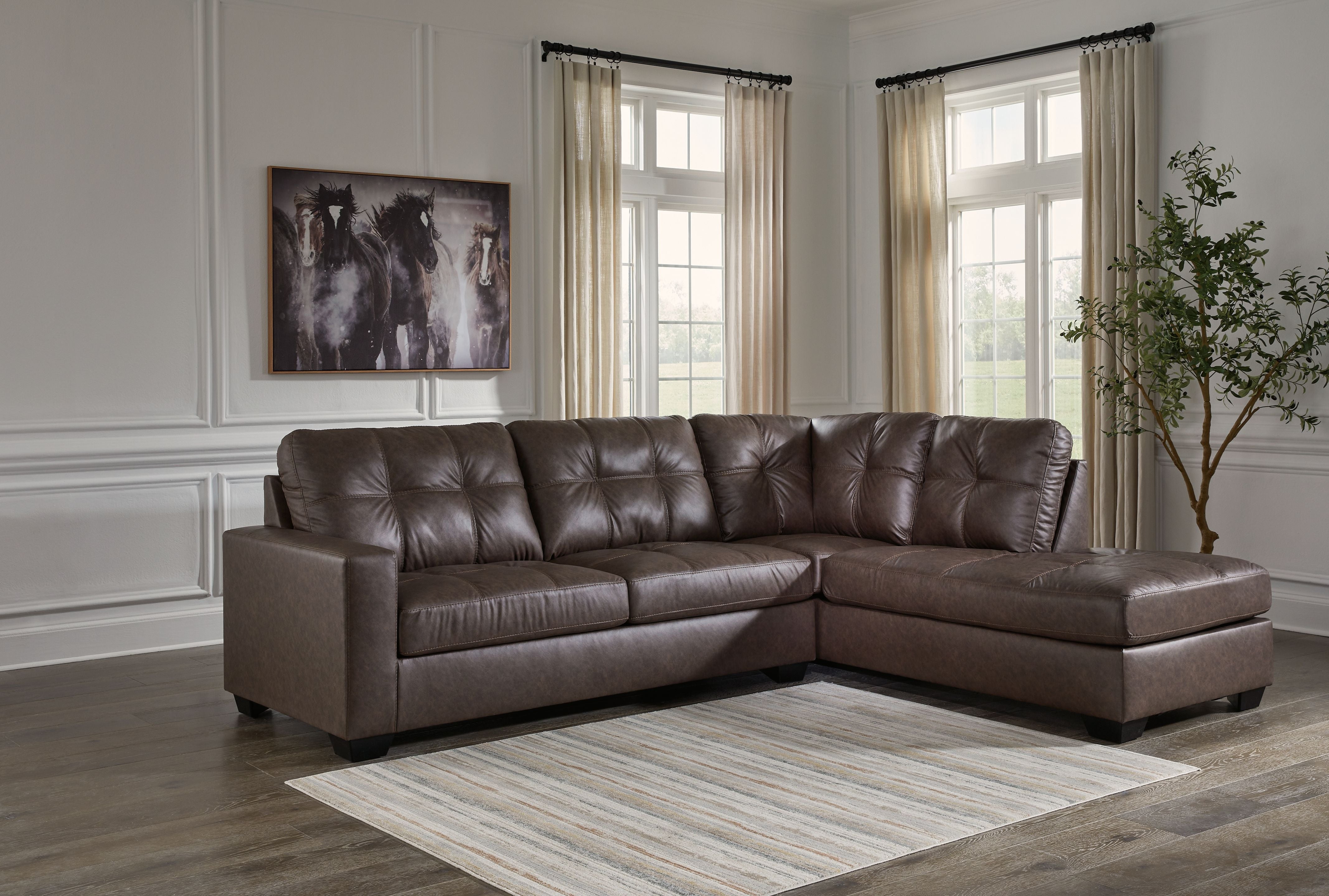 Barlin Mills - Sectional-Benchcraft®-American Furniture Outlet