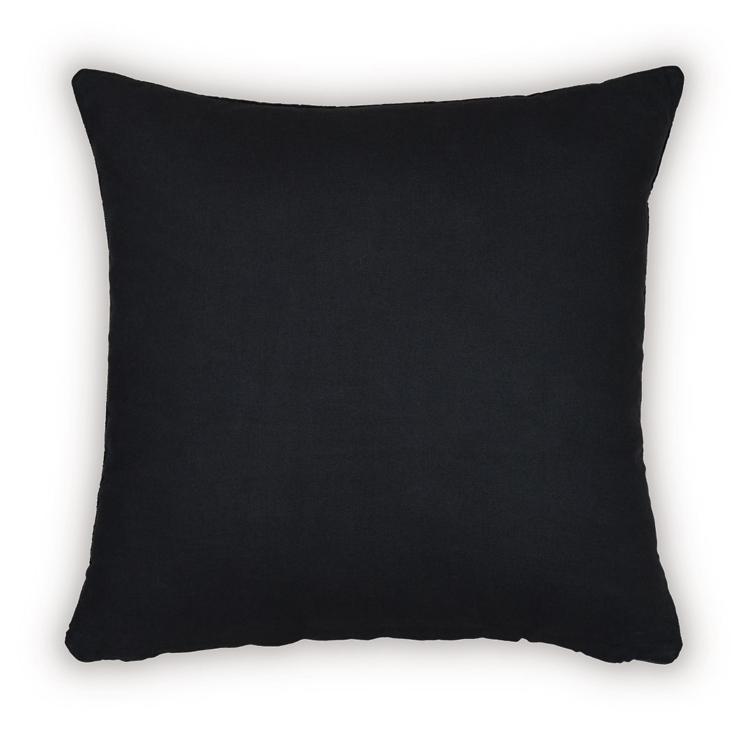 Kydner black pillow, solid color