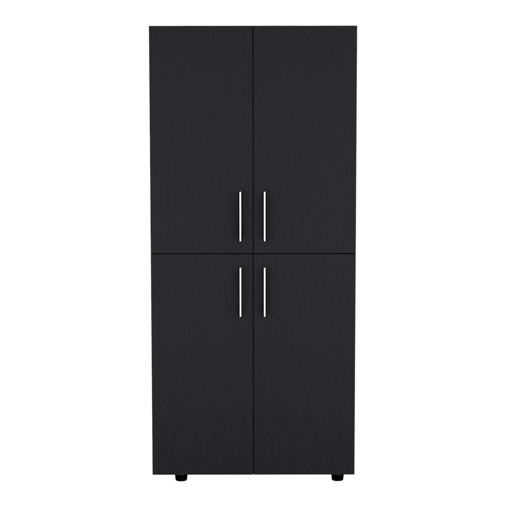 Elegant Black Moscow Bedroom Armoire Storage Solution