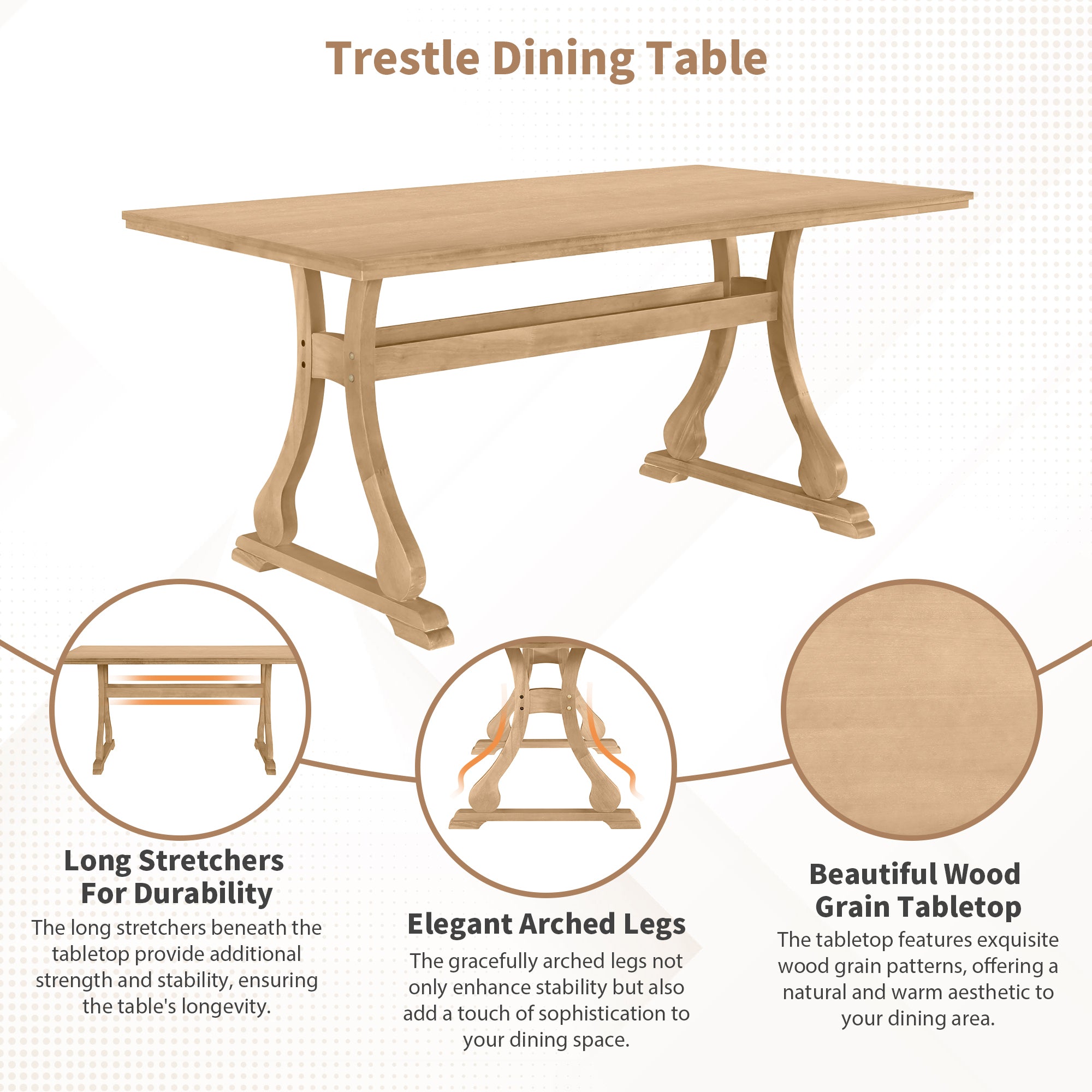 Retro 7-Piece Dining Set