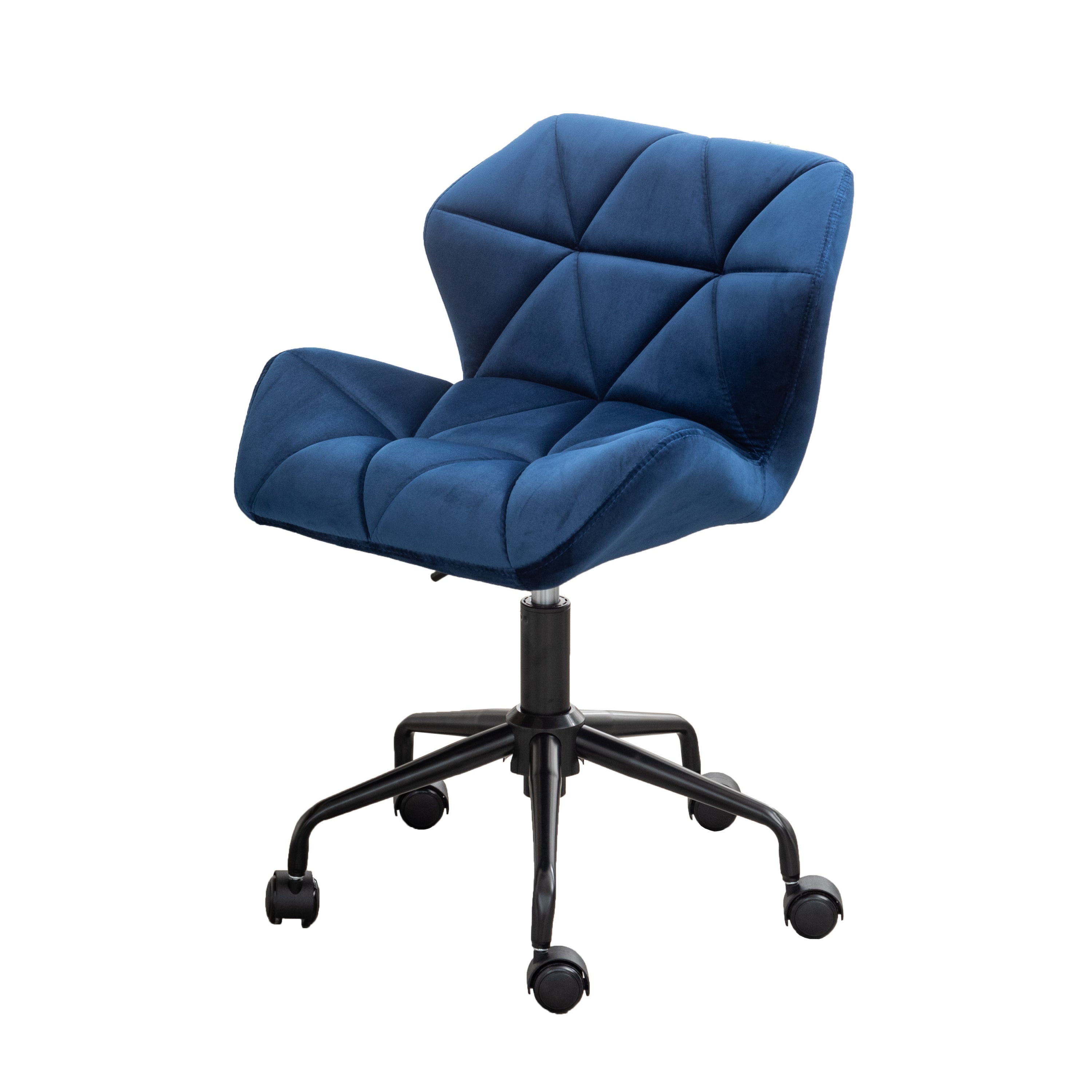 Eldon Diamond Tufted Adjustable Swivel Office Chair- Blue