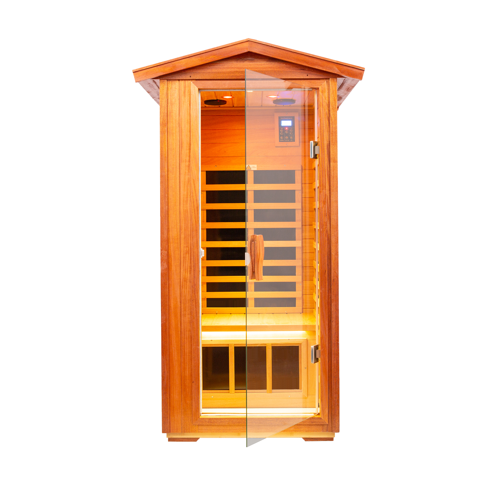 Khaya Outdoor Infrared Sauna Room - 1 Person