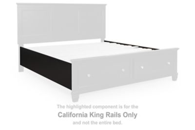 Lanolee - Black - California King Rails