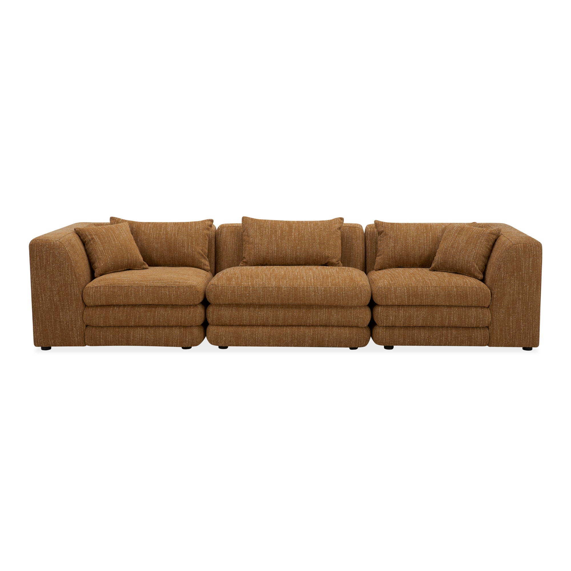 Lowtide - Modular Sofa - Amber Glow-Stationary Sectionals-American Furniture Outlet