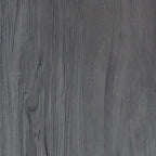 Gray wood-textured mirror frame
