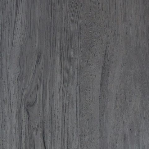 Gray wood-textured mirror frame