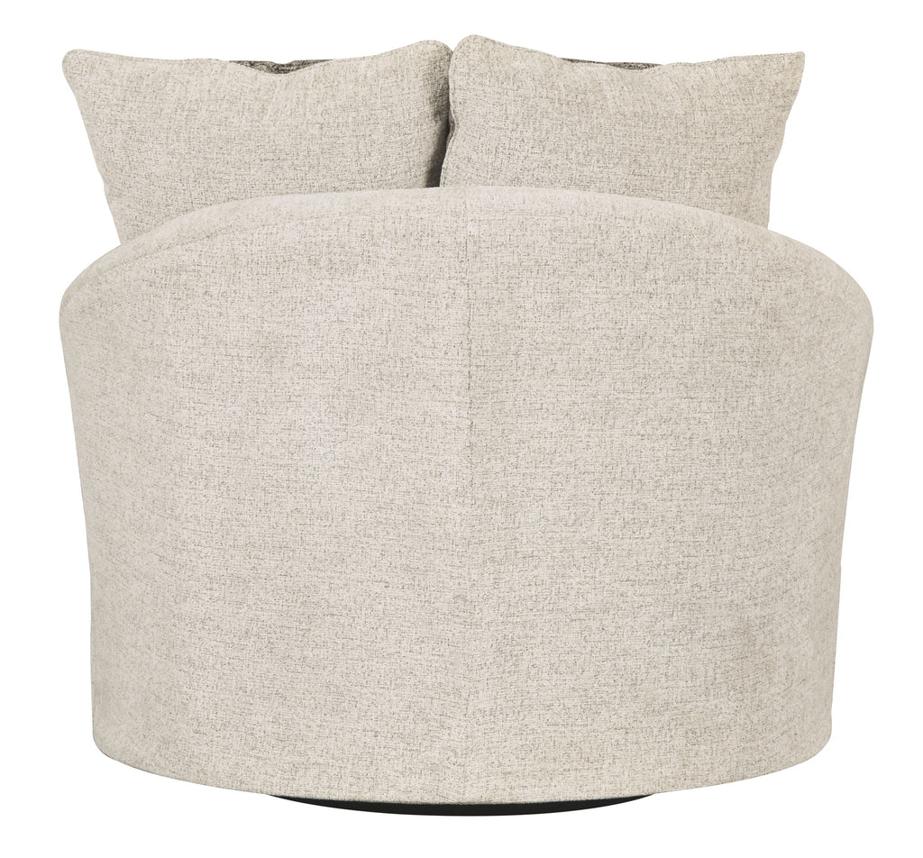 Soletren - Swivel Accent Chair - Stone