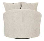 Soletren - Swivel Accent Chair - Stone