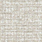 Cream textured fabric upholstery close-up for ottoman