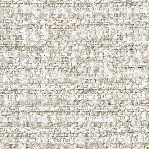 Cream textured fabric upholstery close-up for ottoman