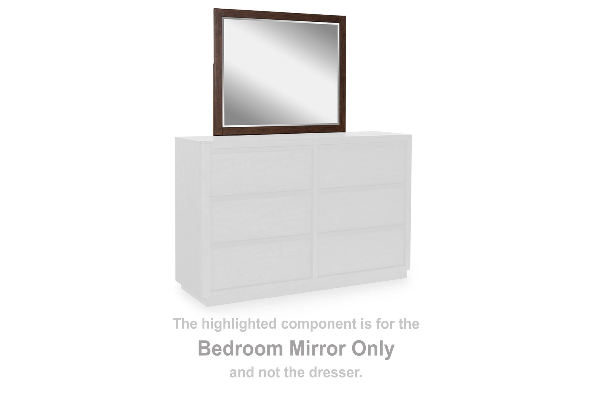 Dilenno - Dark Brown - Bedroom Mirror