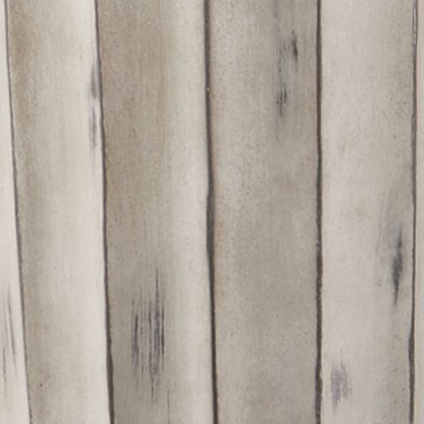 Imre poly table lamp base, distressed gray with vertical grooves