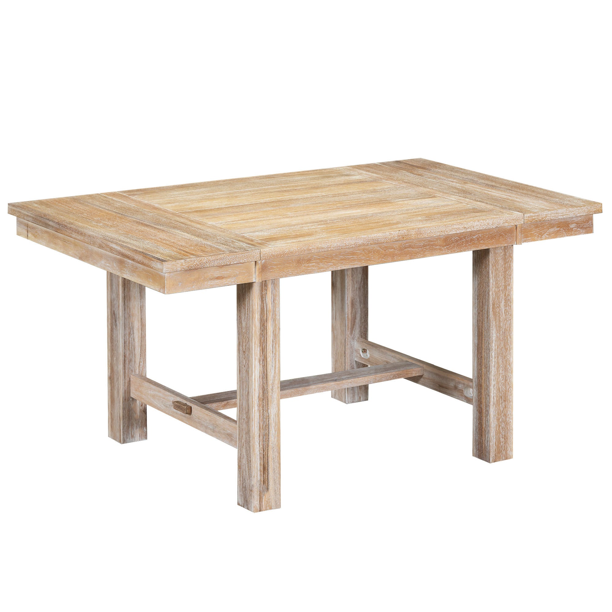 82" Farmhouse Dining Table Set, 6-Piece