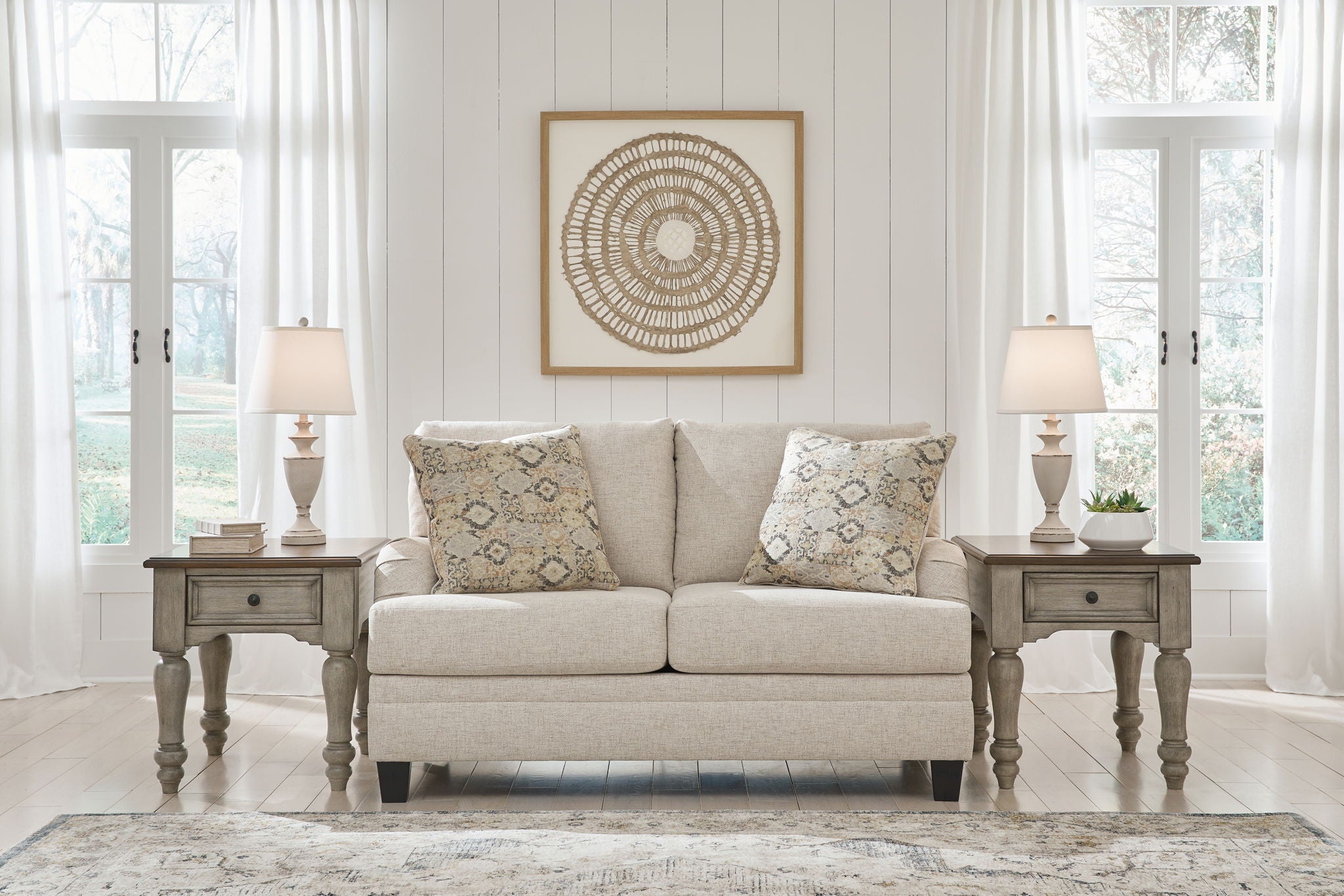 Bralynn - Linen - Loveseat