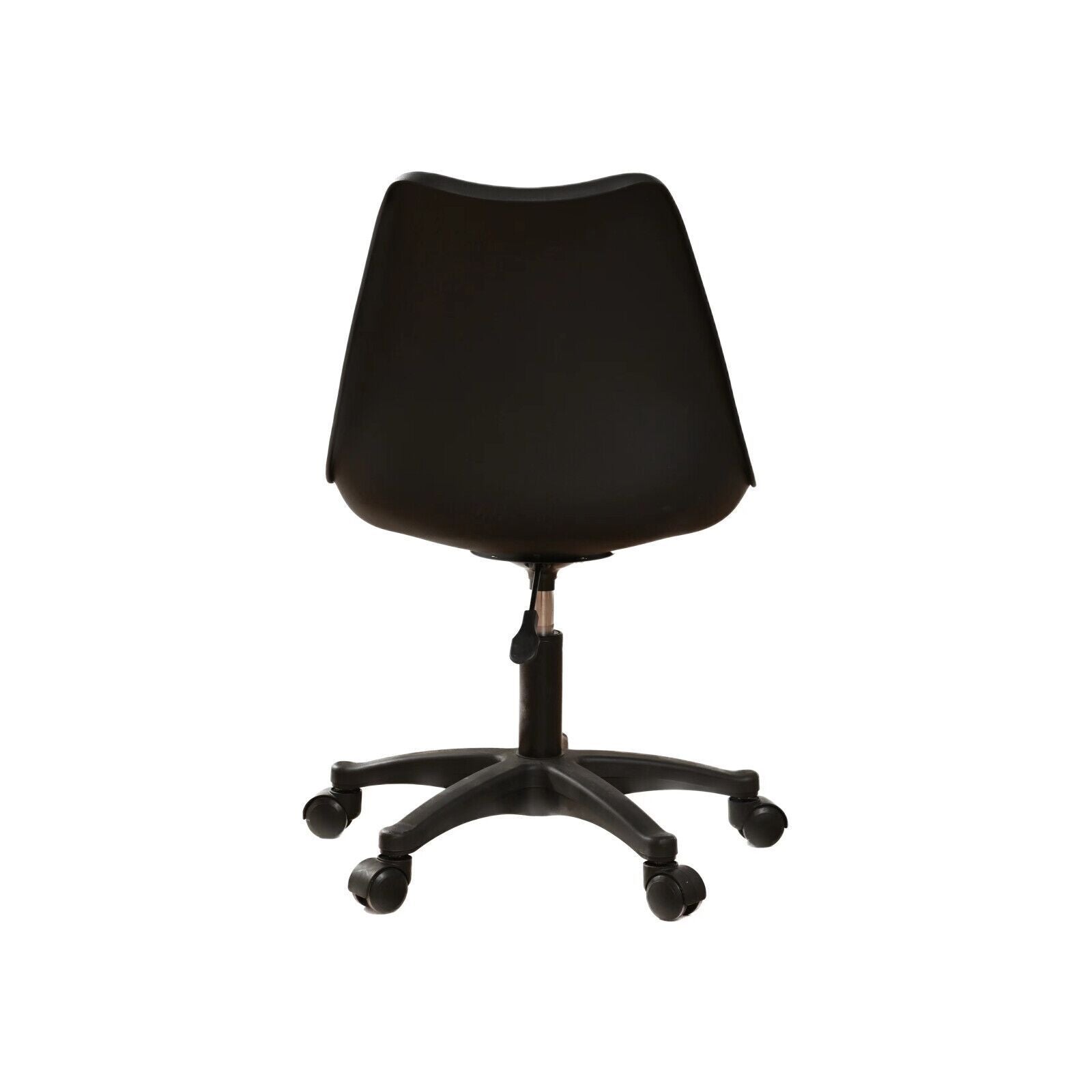 Black PP Adjustable Height Office Chair w/ Wheels