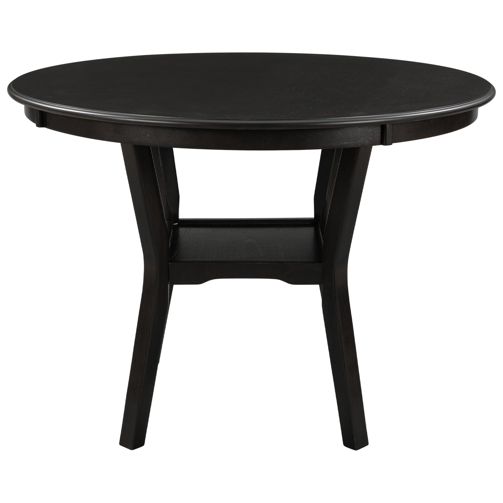 5-Pc Dining Set w/ Round Table & Chairs (Espresso)