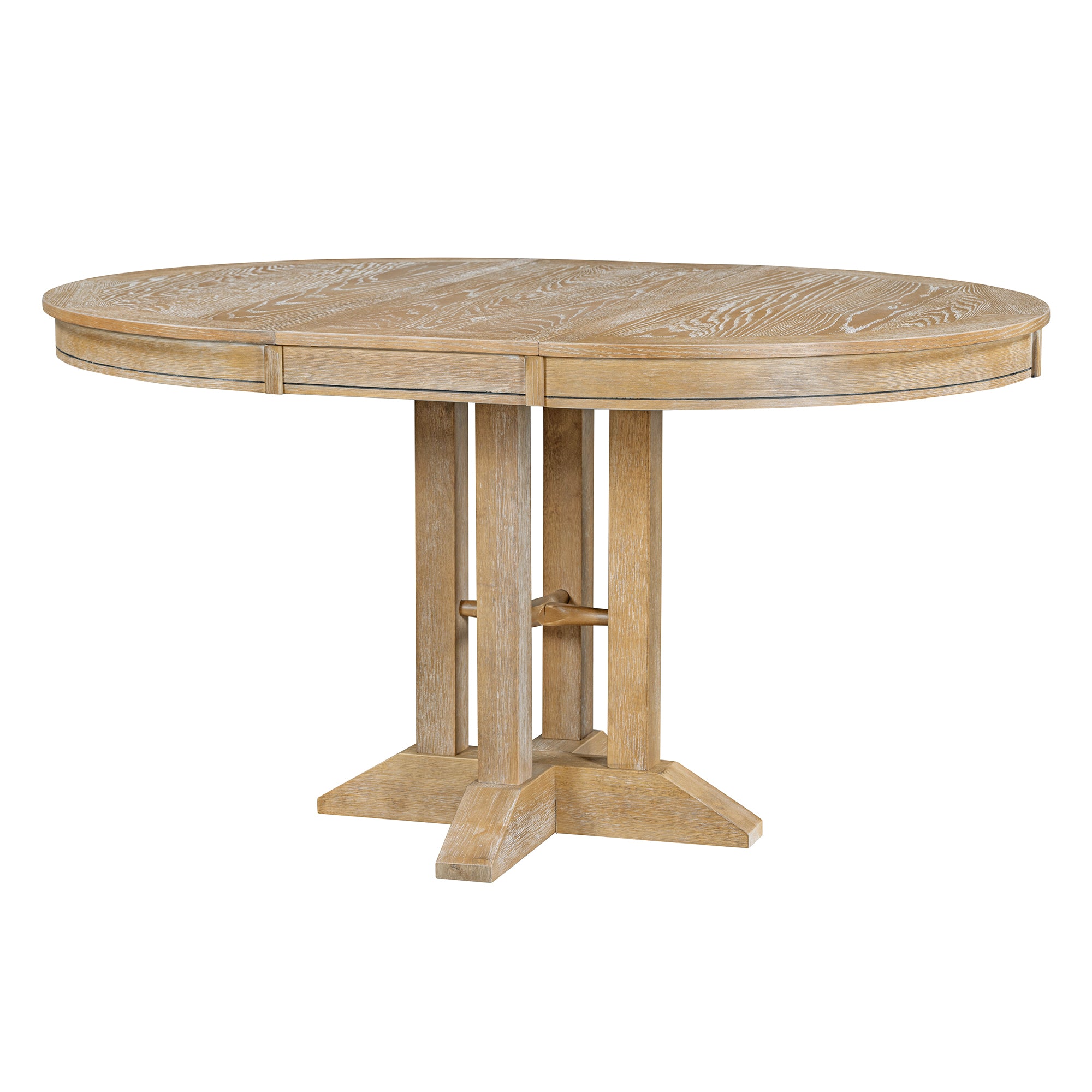 5-Piece Round Dining Set w/ 4 Chairs