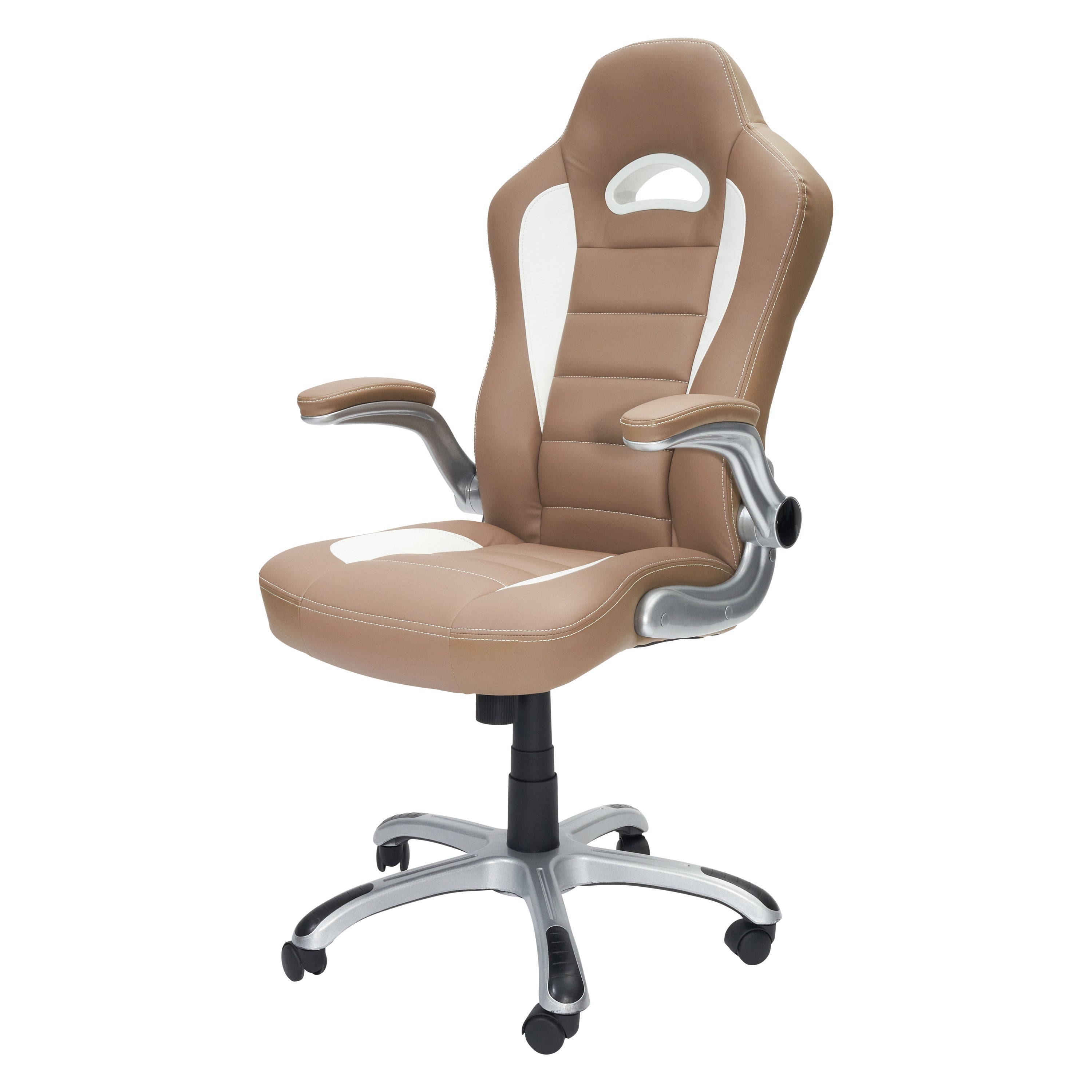 Sport Race Office Chair w/Flip-Up Arms