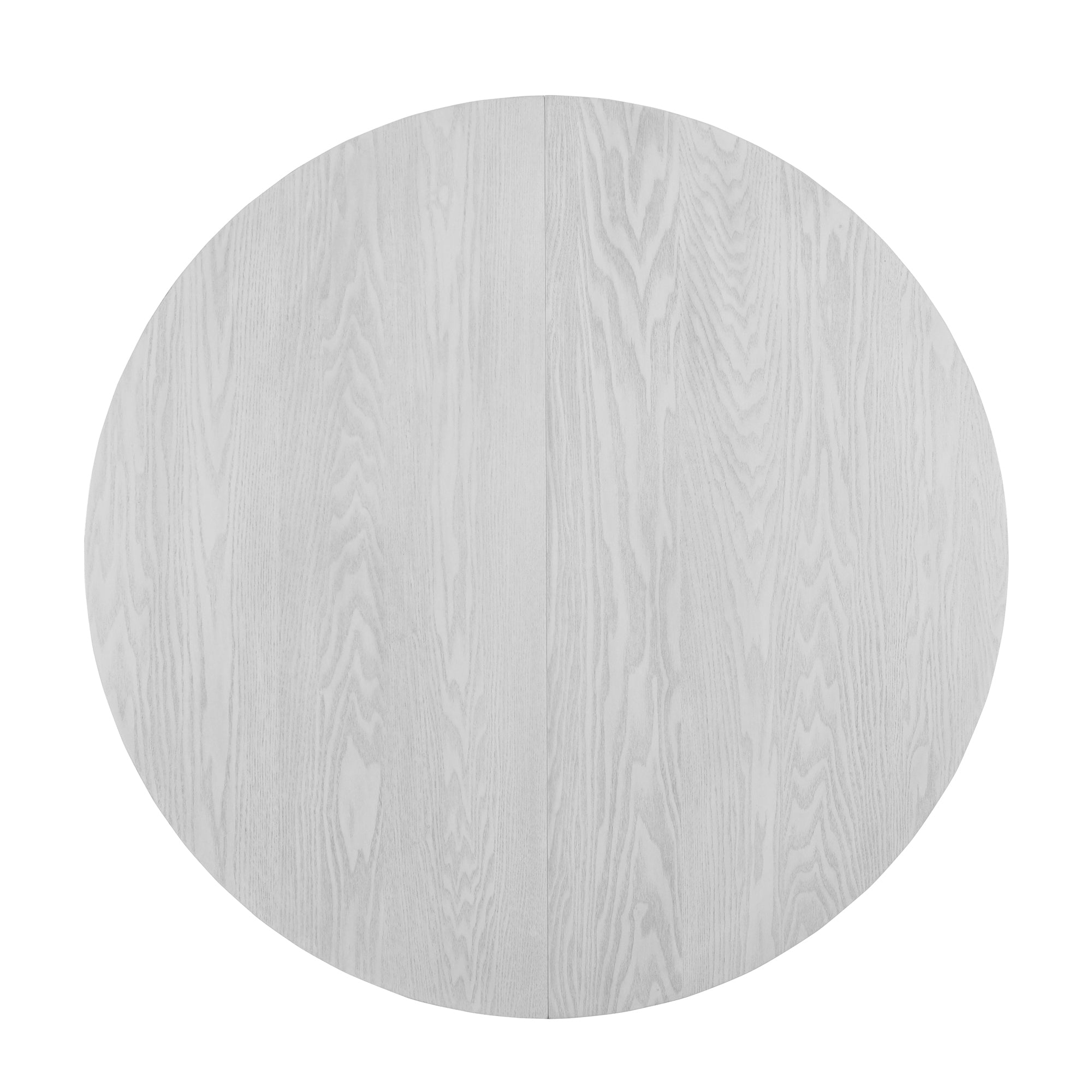 Rustic Round Dining Table Set - 5 Piece Gray