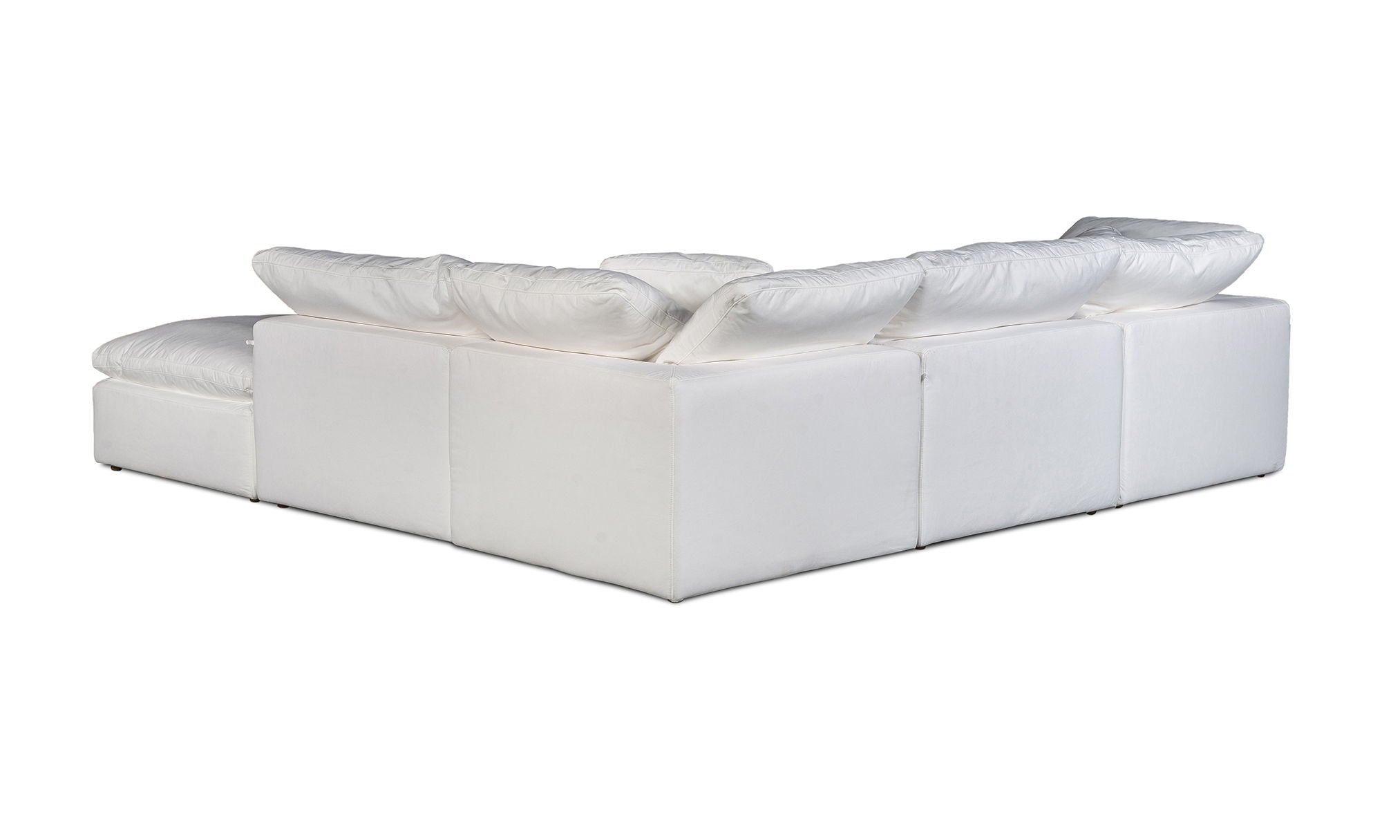 Clay - Dream Modular Sectional Livesmart Fabric - White Cream