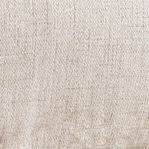Close-up of light gray textured upholstery fabric for an accent chair