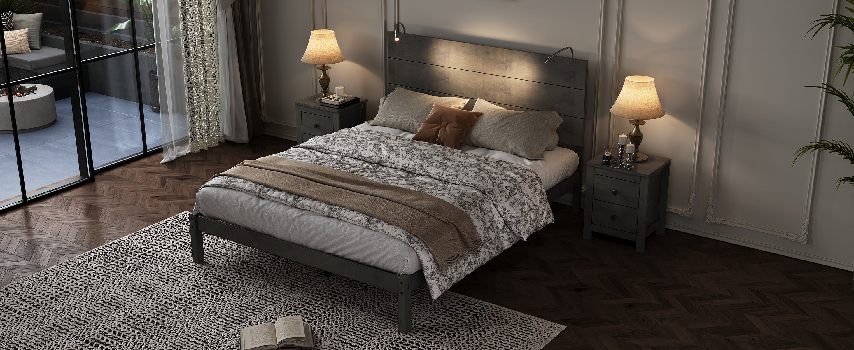 Farmhouse 3-Piece Bedroom Set, Queen